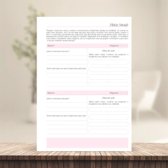 (Rosa - PA c/ planejamento s/ horas) Miolo de Agenda Datada 2026 1DPP A5 408 páginas 75g na internet