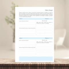 (Azul - PA c/ planejamento s/ horas) Miolo de Agenda Datada 2026 1DPP A5 408 páginas 75g na internet