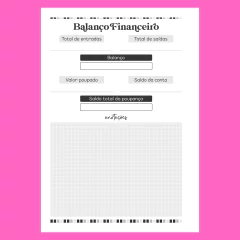 (Financeiro - Cinza) Miolo de Planner Permanente Financeiro A5 90g 118 páginas - Calendário 2024 e 2025 - comprar online