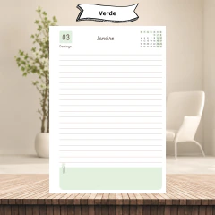 (Coleção Sara Estudio Digital 2027 s/ horas) Miolo de Agenda Datada 2027 1DPP A5 438 páginas 75g na internet