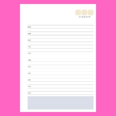 (Self Love ND - Azul) Miolo de Agenda Não Datado 1DPP A5 420 páginas 75g
