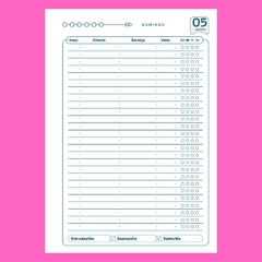 (Topázio Azul 2025 - com ou sem horário) Miolo Impresso de Agendamento 2025 A5 75g 394 páginas - comprar online