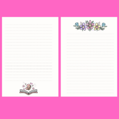 (Floral Cute 01) Miolo Impresso A5 90g 200 páginas na internet