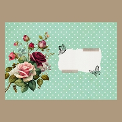 (Álbum Vintage sem texto - 150g) Miolo Impresso Álbum Vintage 18x26cm 150g 86 páginas
