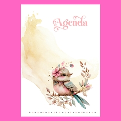 (Birds com ou sem horário - 2025) Miolo de Agenda Datada 2025 A5 380 pág 75g na internet