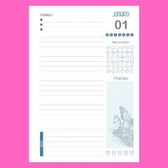 (Borboleta Azul Permanente - 2024, 2025 e 2026) Miolo de Agenda A5 75g 406 páginas - comprar online