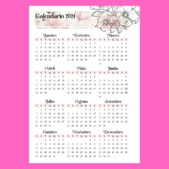 (Wild Rose 1dpp com ou sem horário - 2025) Miolo de Agenda Datada 2025 A5 380 pág 75g - loja online