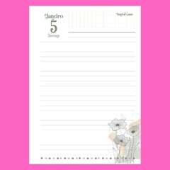 (Abstrata 1dpp com ou sem horário - 2025) Miolo de Agenda Datada 2025 A5 380 pág 75g - comprar online