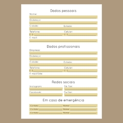 (Marble Amarelo Esverdeado Permanente - 2d/pág) Miolo Agenda A5 90g 192 páginas - Calendário 2024 e 2025 - comprar online