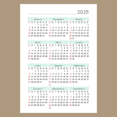 Imagem do (Marble Amarelo Esverdeado Permanente - 2d/pág) Miolo Agenda A5 90g 192 páginas - Calendário 2024 e 2025