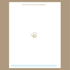 Imagem do (Livro Bebê Azul 18x23cm) Miolo Impresso Livro do Bebê com 100 páginas 180g