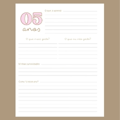 (Livro Bebê Rosa 18x23cm) Miolo Impresso Livro do Bebê com 100 páginas 180g - comprar online