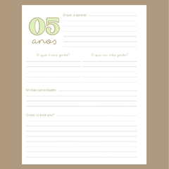 (Livro Bebê Verde 18x23cm) Miolo Impresso Livro do Bebê com 100 páginas 180g - comprar online