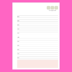 (Self Love ND - Rosa) Miolo de Agenda Não Datado 1DPP A5 420 páginas 75g