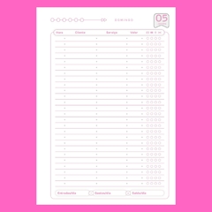 (Topázio Rosa 2025 - com ou sem horário) Miolo Impresso de Agendamento 2025 A5 75g 394 páginas - comprar online
