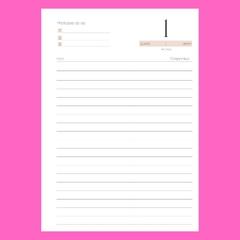 (Harmonia sem obs. Nude com ou sem horas) Miolo de Agenda Datada 2025 1DPP A5 416 páginas 75g - comprar online