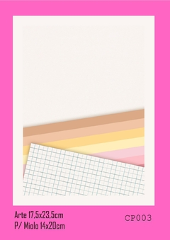 (CP003) Kit Impressos Capa para Miolos 14x20cm - Impressão em papel glossy adesivo - comprar online