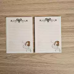 (A6 Bailarina Musical) 04 Miolos para Bloquinho 10,5x14,8cm 80fls 90g Frente e Verso - comprar online