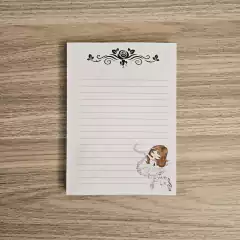 (A6 Bailarina Musical) 04 Miolos para Bloquinho 10,5x14,8cm 80fls 90g Frente e Verso na internet