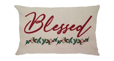 Capa Baguete Col. Natal encantado blessed em linho