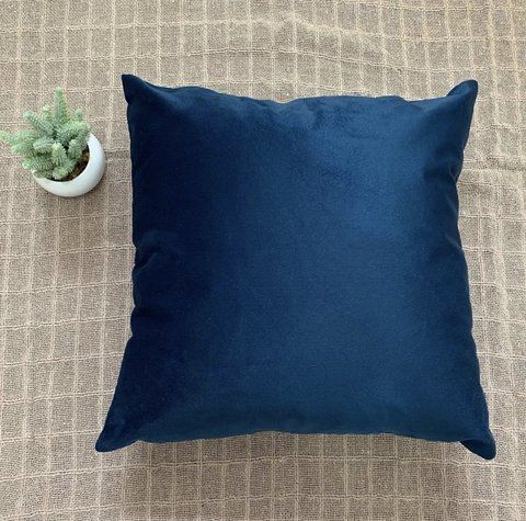 Capa suede Azul marinho