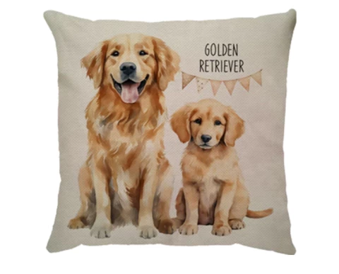 Capa linho Golden Retriever - comprar online