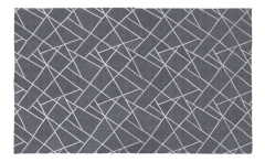 Imagem do Tapete Sala Quarto Paris 2.00x3.00m - Antiderrapante, Cinza