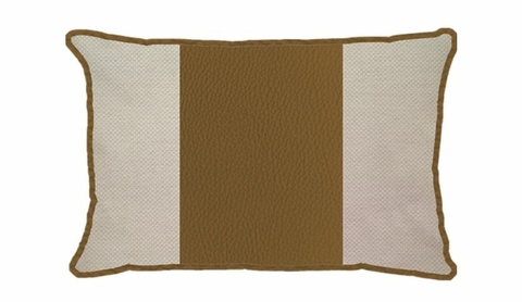 Capa baguete linho corino caramelo faixa