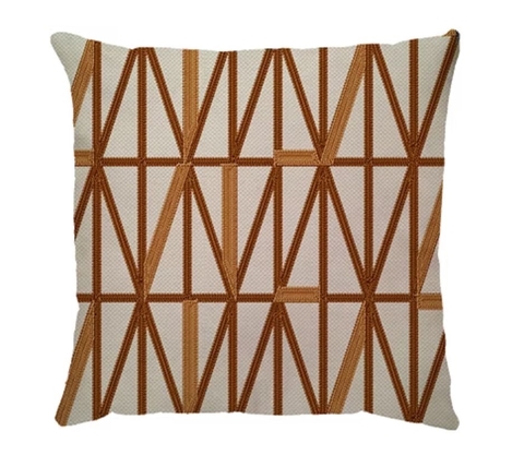 Capa Linho Deltas Col. Nordeste Terracota - comprar online
