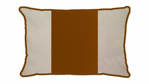 Capa baguete linho corino terracota faixa