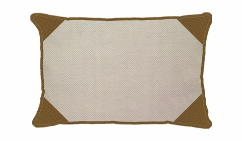 Capa baguete linho corino caramelo pontas - comprar online