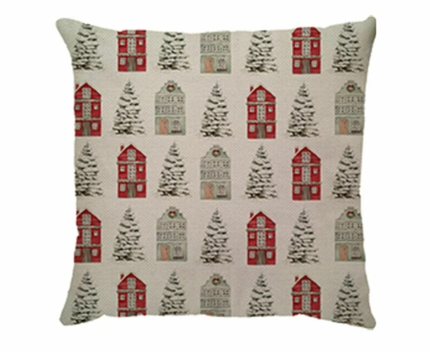 Capa Linho Natal Casinha Rapport