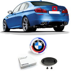 Emblema Traseiro BMW (F10) 520i 528i 530i 550i Especial Comemoração 50 anos