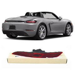 Refletor Lanterna Inferior Parachoque Traseiro Porsche 718 Boxter 2016 2017 2018 2019 2020 2021 2022