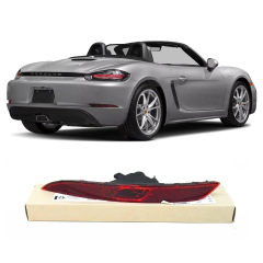 Refletor Lanterna Inferior Parachoque Traseiro Porsche 718 Boxter 2016 2017 2018 2019 2020 2021 2022