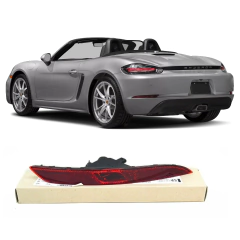 Refletor Lanterna Inferior Parachoque Traseiro Porsche 718 Boxter 2016 2017 2018 2019 2020 2021 2022 - comprar online