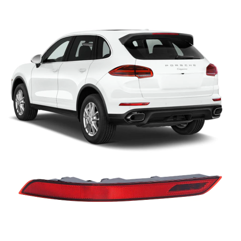 Refletor Parachoque Traseiro Porsche Cayenne 2014 2015 2016 2017