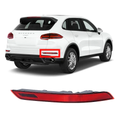 Refletor Parachoque Traseiro Porsche Cayenne 2014 2015 2016 2017 - FUEL IMPORTS