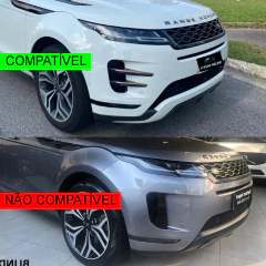 Spoiler de Acabamento Parachoque Dianteiro Land Rover Evoque 2020 2021 2022 2023 - FUEL IMPORTS