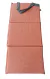 Colchoneta Plegable Línea Económica Gris y Naranja 1,05 x 0,50 x 3 cm - tienda online