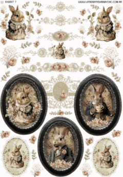 Decotransfer Rabbit 7 a4