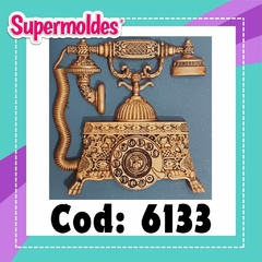 Molde teléfono antiguo 6133