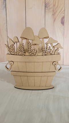 Cesta c/hongos