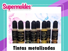 Pigmentos al alcohol metalizado x12 colores