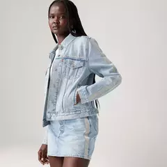 Jaqueta Jeans FEMINIA Levi's Original Trucker com Strass