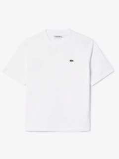 BLUSA FEMININA LACOSTE ALGODÃO PIMA OFF WHITE