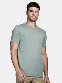 Camiseta Aramis Espelhado Outline Verde Eucalipto - comprar online