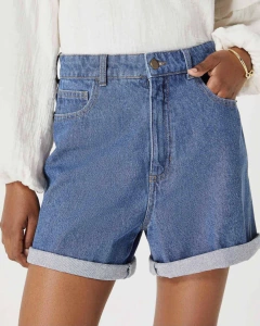 Imagem do Shorts Jeans Mom hering