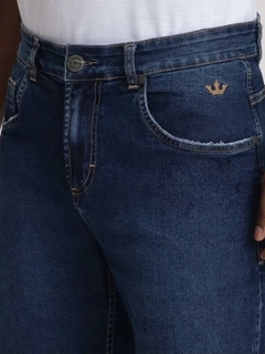 BERMUDA MASCULINA DOCTHOS JEANS ESCURO - comprar online