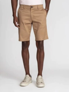 BERMUDA MASCULINA DOCTHOS EASY MIDDLE MARROM CLARO